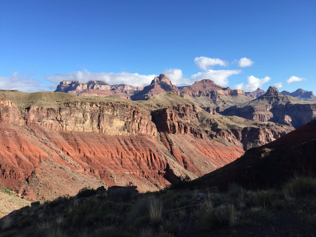 Looking back at the Red Canyon